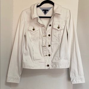 - Tommy Hilfiger White Denim Jacket